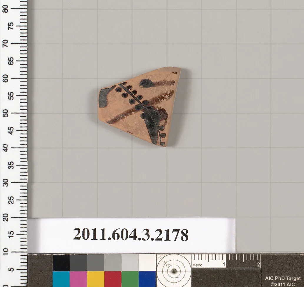 Terracotta fragment of a kylix (drinking cup) — Unknown