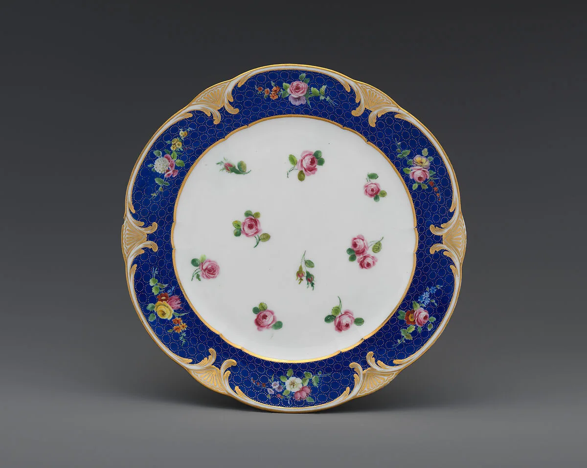 Plate (assiette à palmes) — Sèvres Manufactory|Edme François Bouillat père