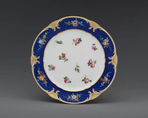Plate (assiette à palmes)