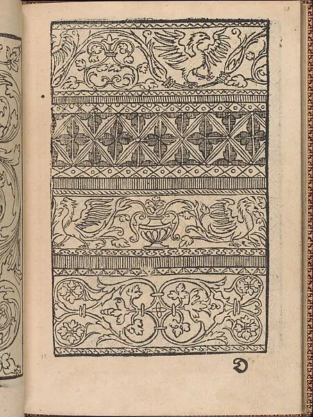 Modelbuch new, aller Art, Nehens und Stickens (page 13r) — Hermann Gülfferich|Riviere & Son(s)
