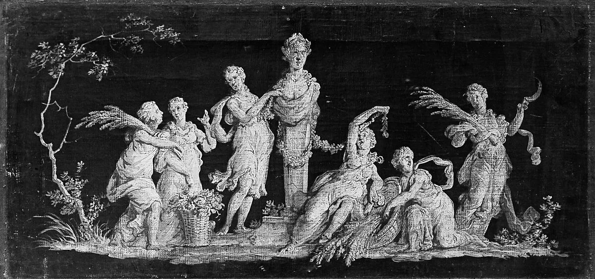 Allegory of Agriculture (one of a pair) — French Painter