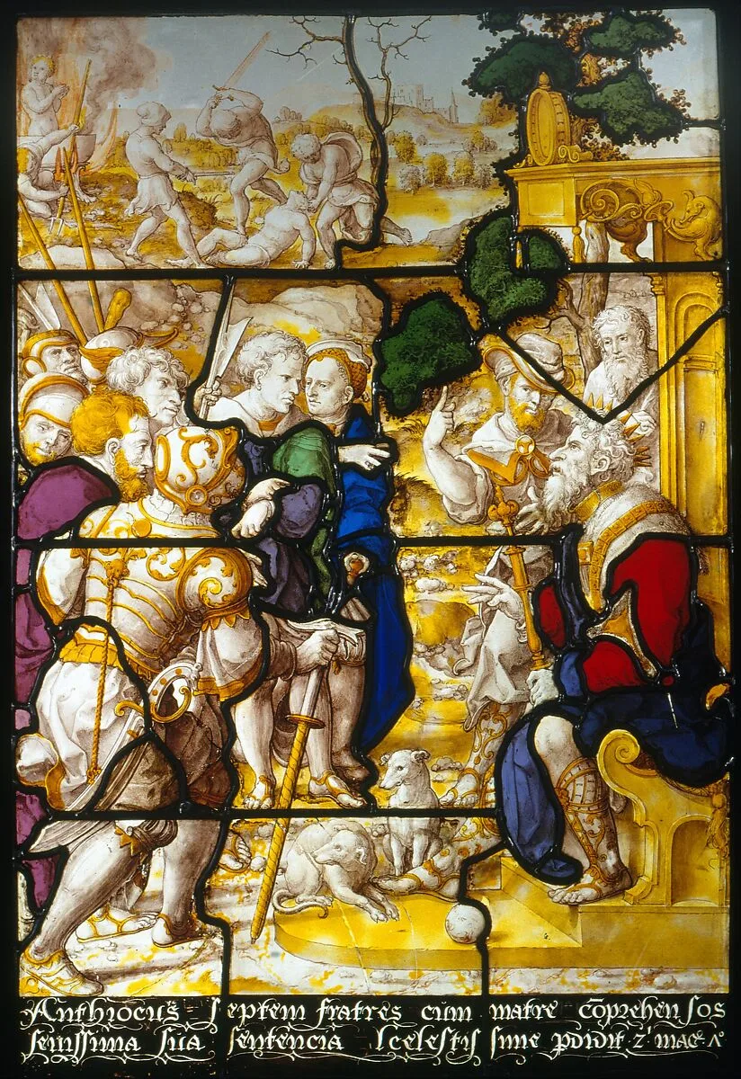 Martyrdom of the Seven Maccabee Brothers and Their Mother — Dirck Vellert