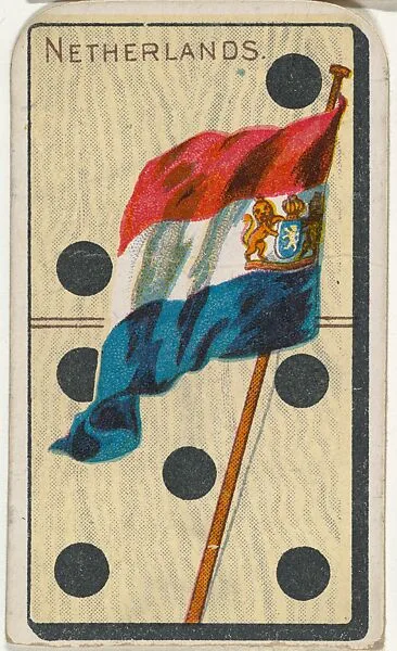 Netherlands, from the National Flag on Domino series (T177) issued by Kinney Brothers to promote Sweet Caporal Cigarettes — Kinney Brothers Tobacco Company