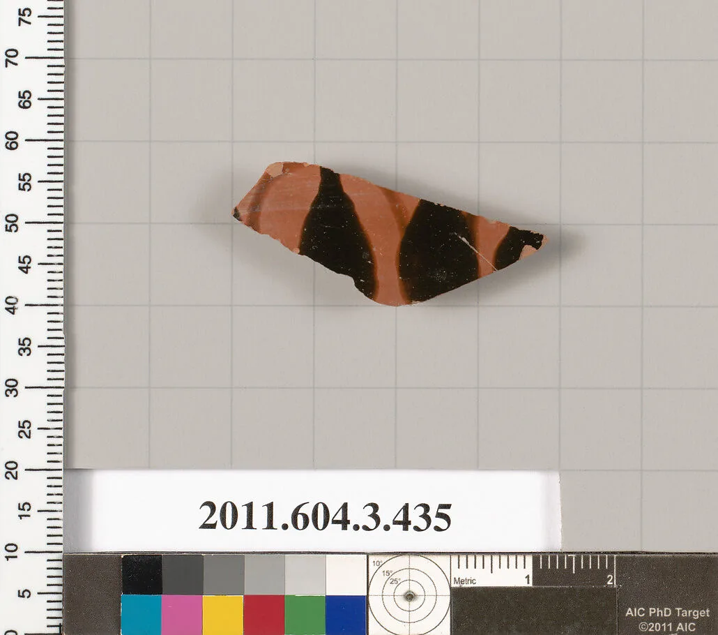 Terracotta fragment of a neck-amphora (jar) — Unknown