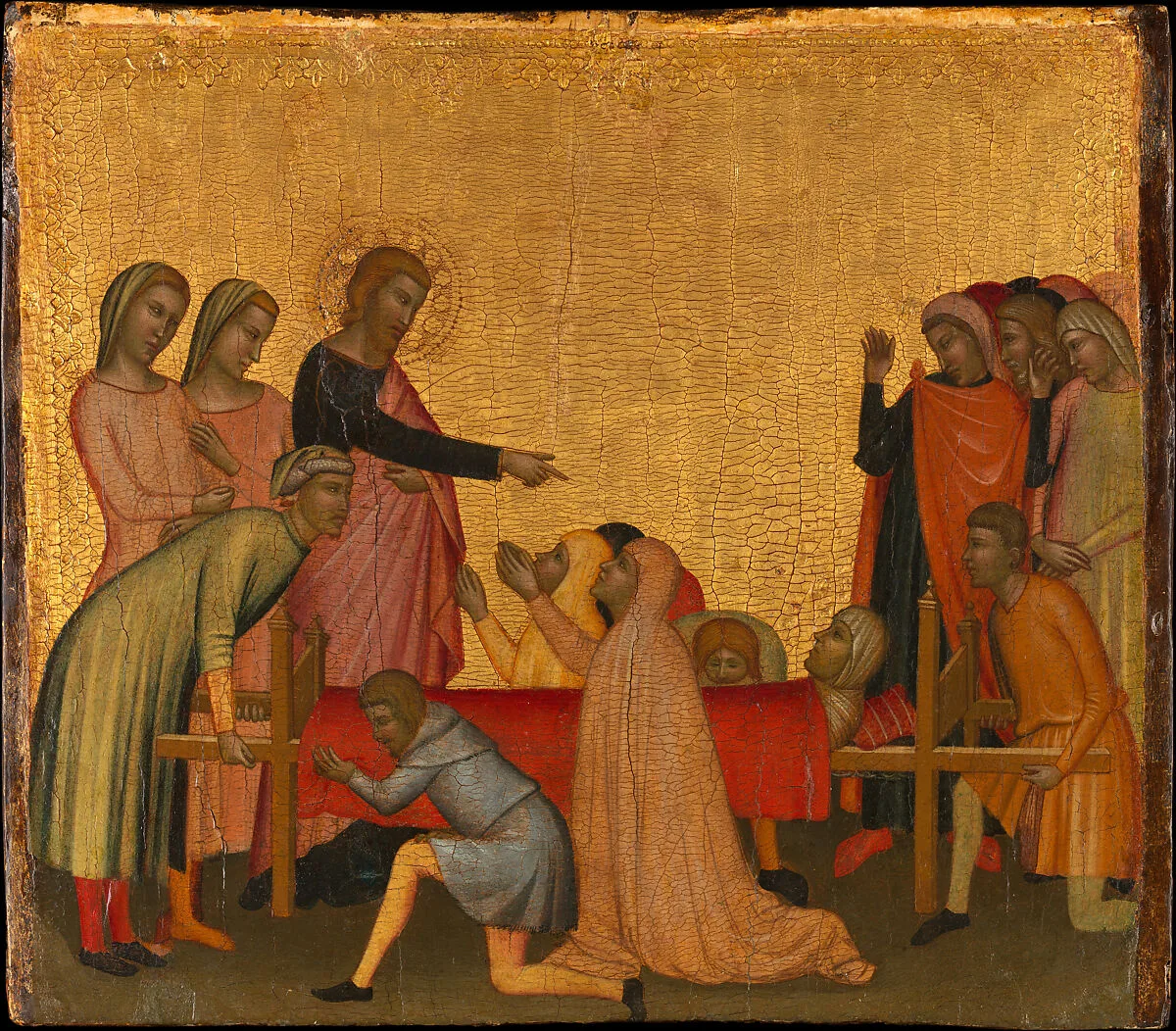 Saint John the Evangelist Raises Satheus to Life — Francescuccio Ghissi (Francesco di Cecco Ghissi)