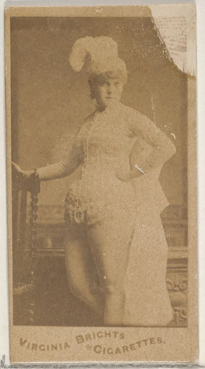 From the Actors and Actresses series (N45, Type 5) for Virginia Brights Cigarettes — Allen & Ginter