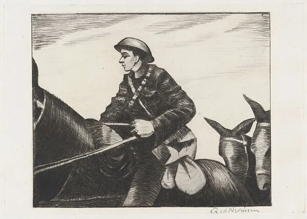 The Mule Team — Christopher Richard Wynne Nevinson