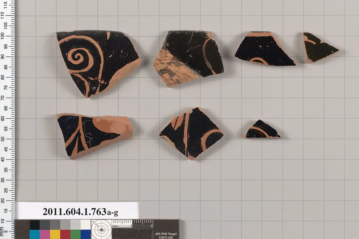 Terracotta rim fragments of kylikes (drinking cups) — Unknown