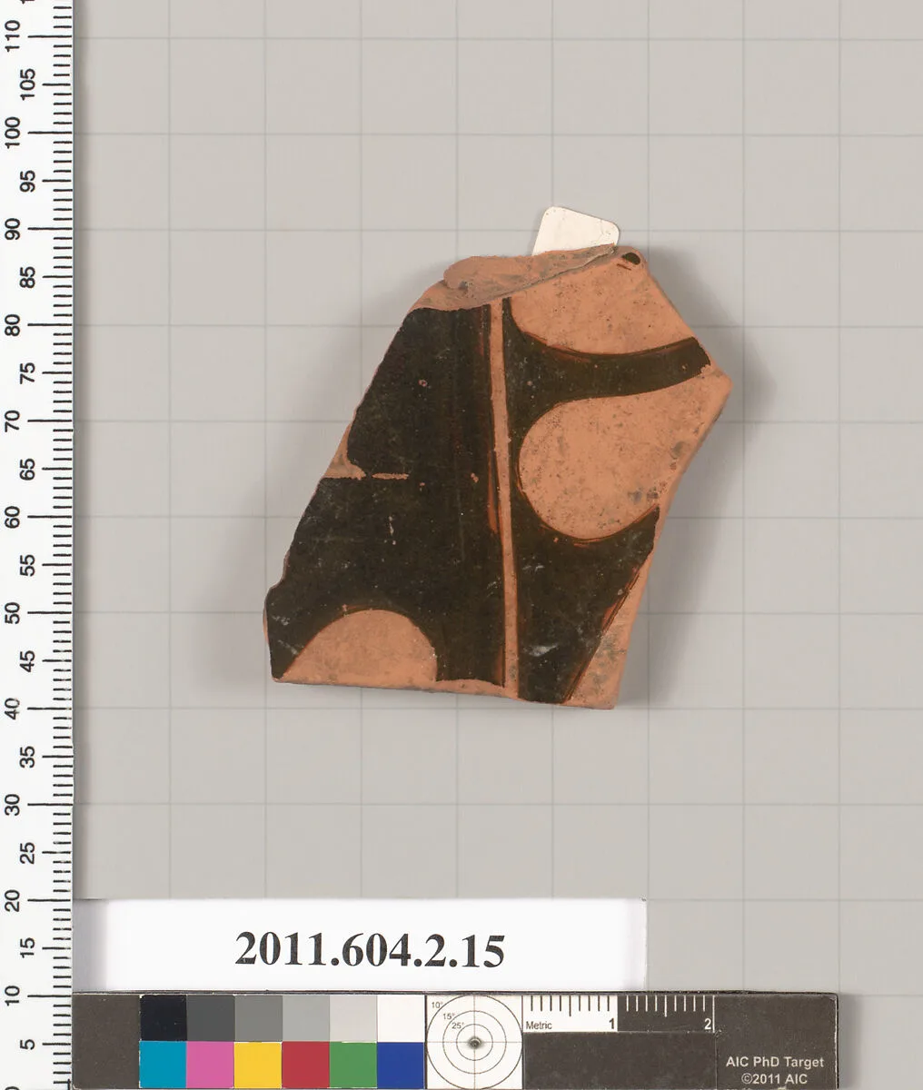 Terracotta fragment of a neck-amphora (jar) — Unknown