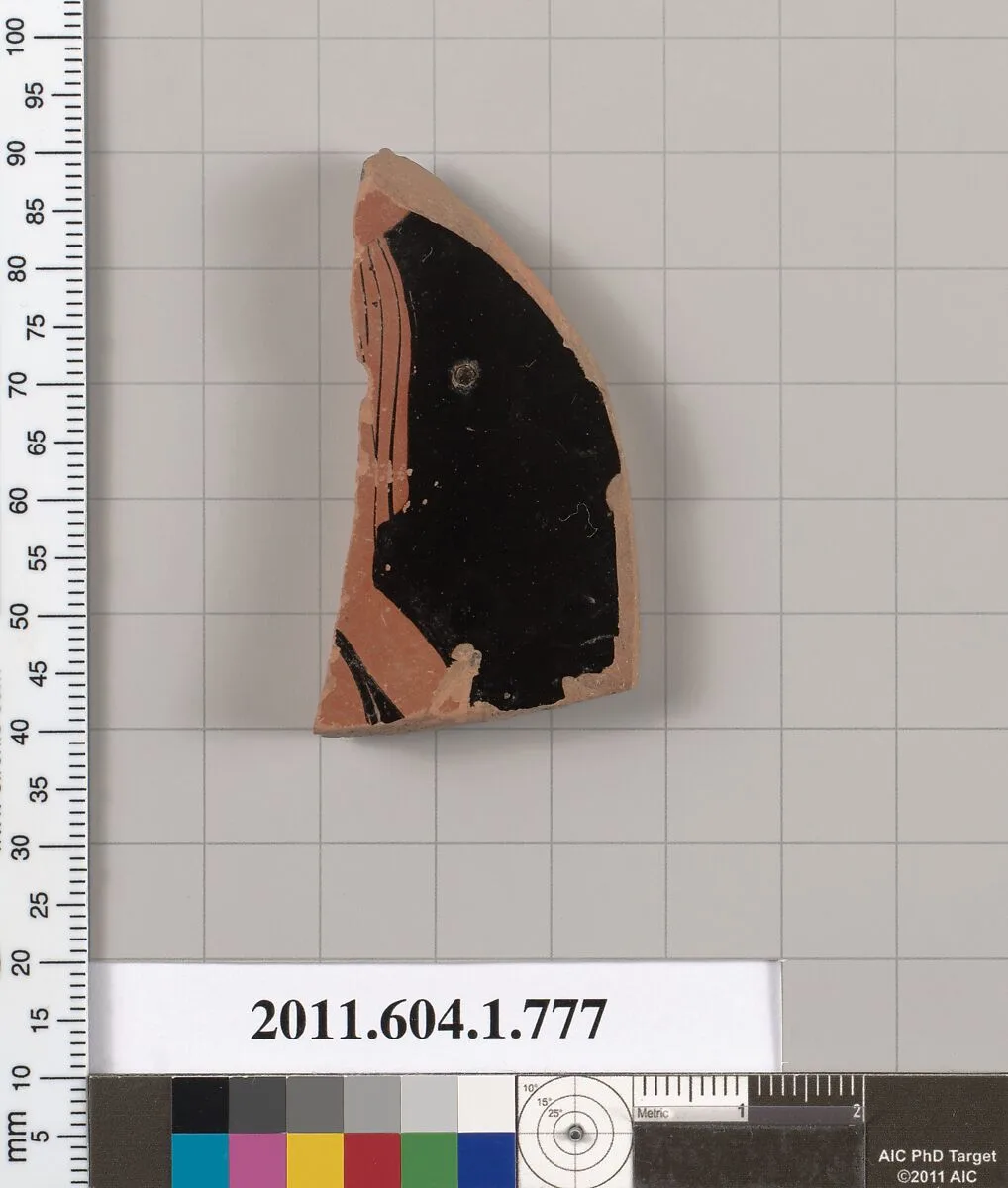 Terracotta fragment of a kylix (drinking cup) — Unknown