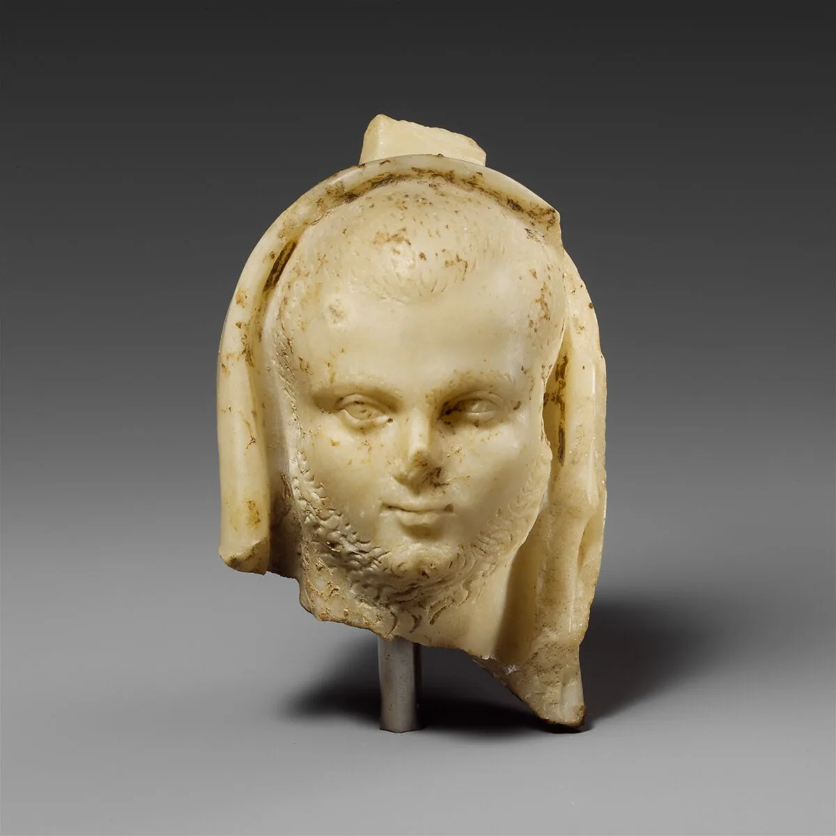 Marble portrait of a veiled man — Unknown