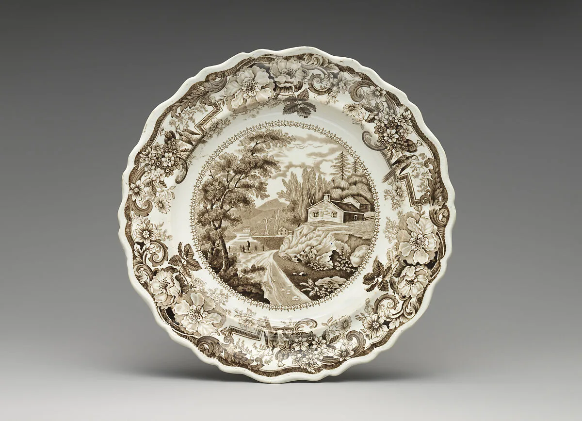Plate — James and Ralph Clews