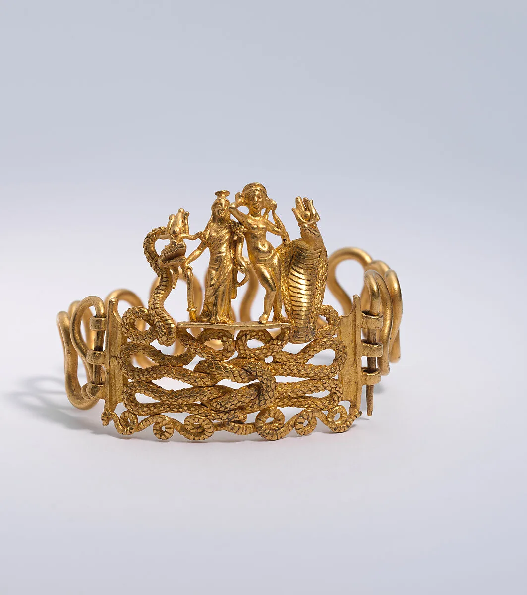 Bracelet with Agathodaimon, Isis-Tyche, Aphrodite, and Thermouthis — Unknown