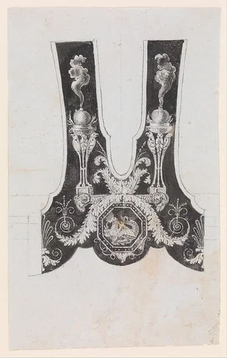 Design for the Decoration of the Surround of the Barrel Tang of a Firearm