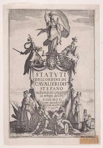 Frontispiece, from Statuti dell'Ordine de' Cavalieri di S.to Stefano (Statutes of the Knights of the Order of St. Stephen)