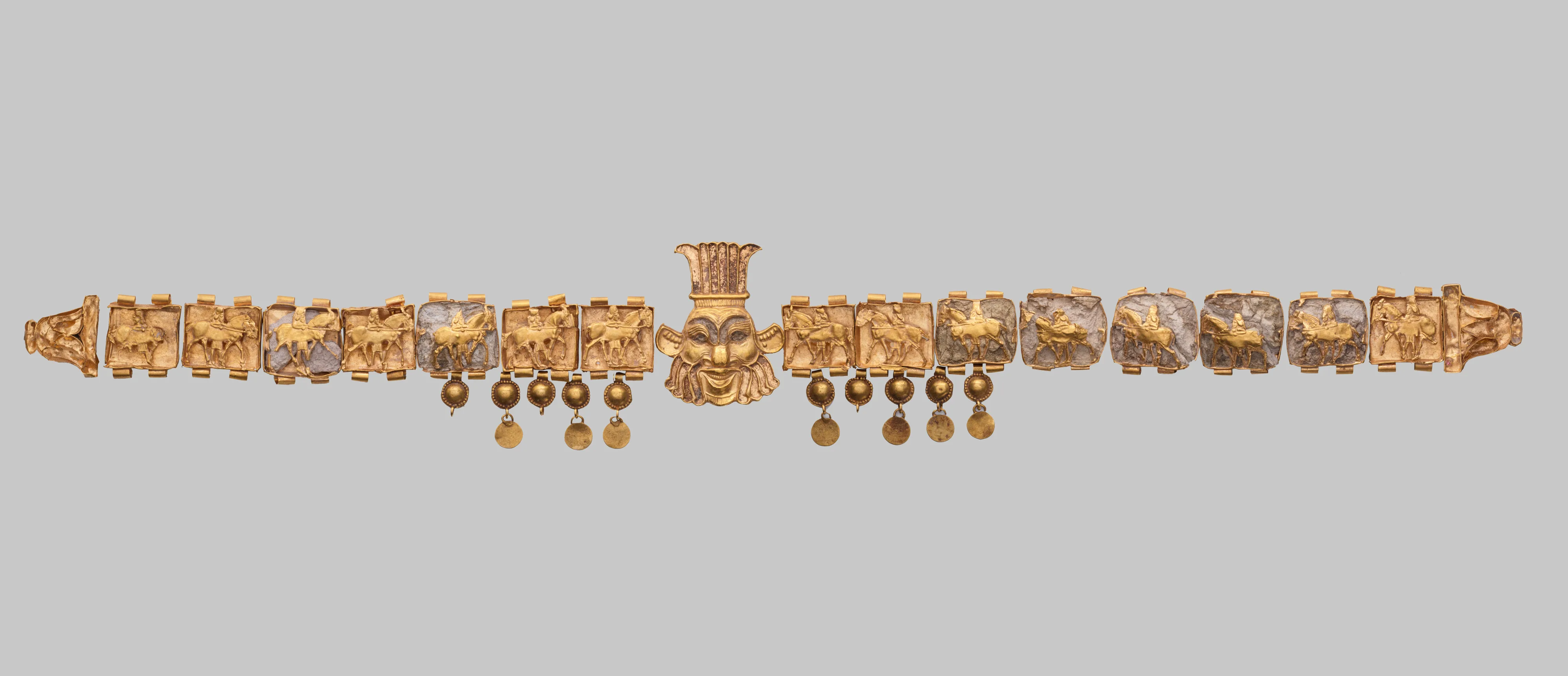 Necklace with the head of the Egyptian god Bes — Unknown