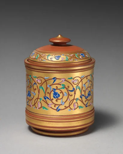 Walker's Patent Kapnophilon tobacco jar and cover