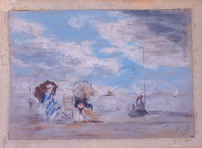 Beach Scene — Eugène Boudin