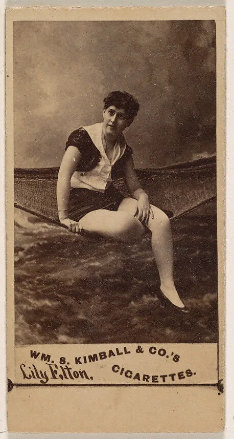 Lily Elton, from the Actresses series (N203) issued by Wm. S. Kimball & Co. — William S. Kimball & Company