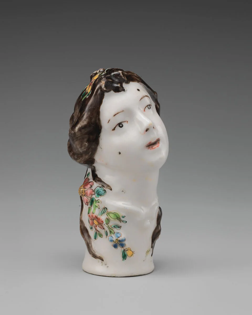 Cane handle — Chelsea Porcelain Manufactory