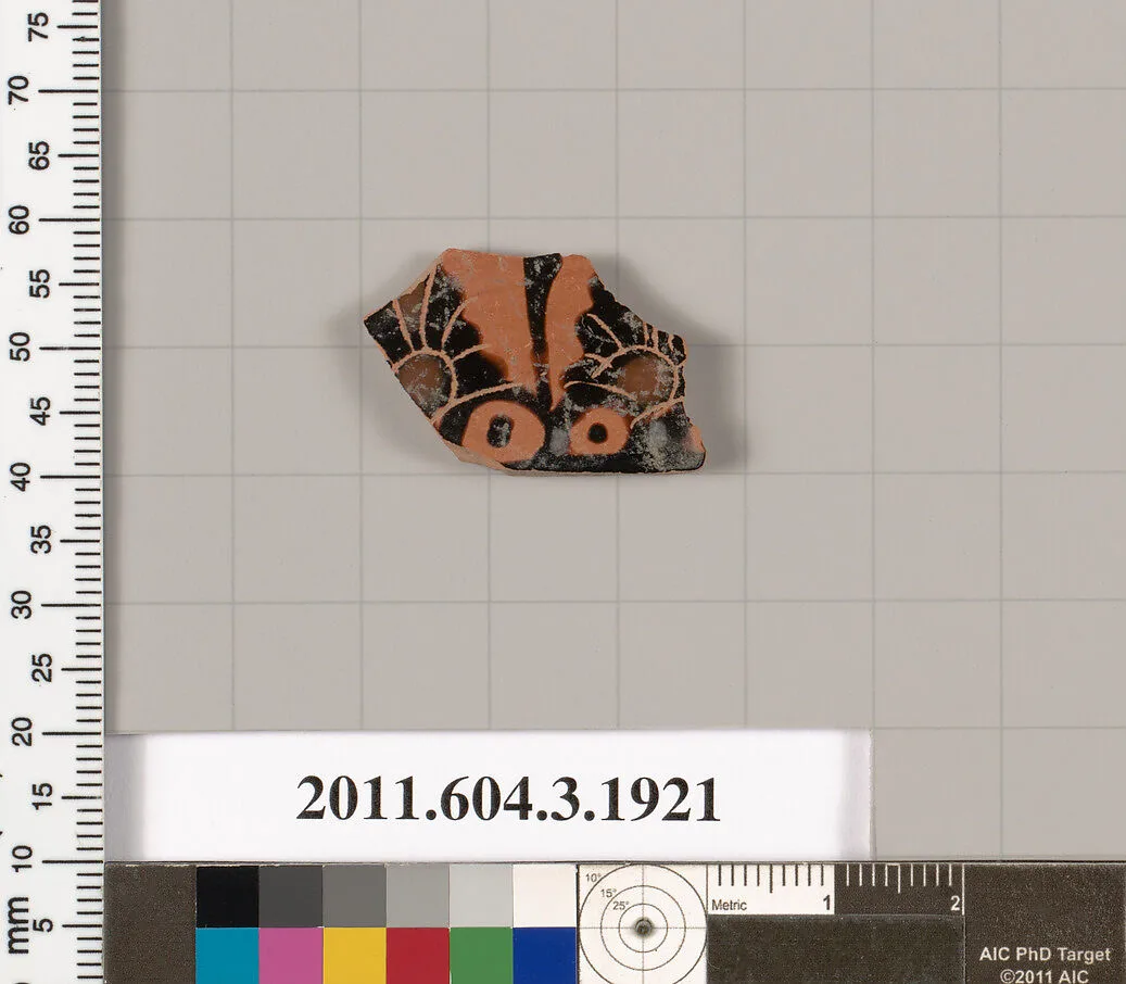 Terracotta fragment of a kylix (drinking cup) or a skyphos (deep drinking cup)? — Unknown