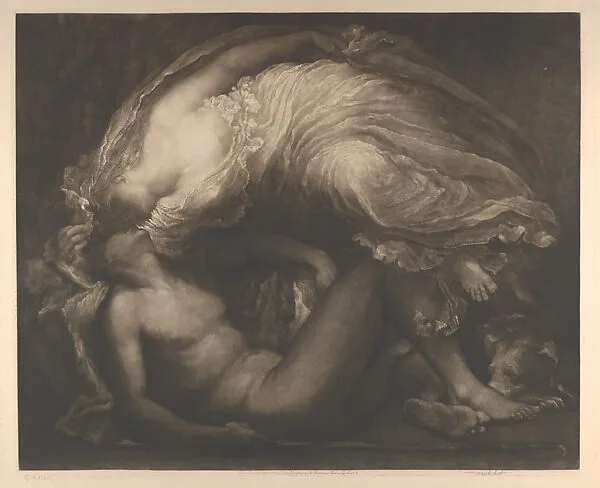 Diana and Endymion — Sir Frank Short|George Frederic Watts|Robert Dunthorne