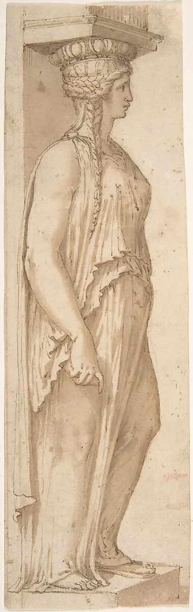 Caryatid Facing Right — Pirro Ligorio