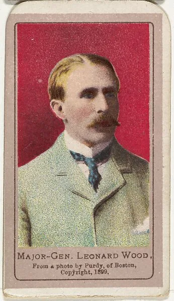 Major-General Leonard Wood, from the Heroes of the Spanish War series (T175) — J. E. Purdy & Co.|Kinney Brothers Tobacco Company|American Tobacco Company