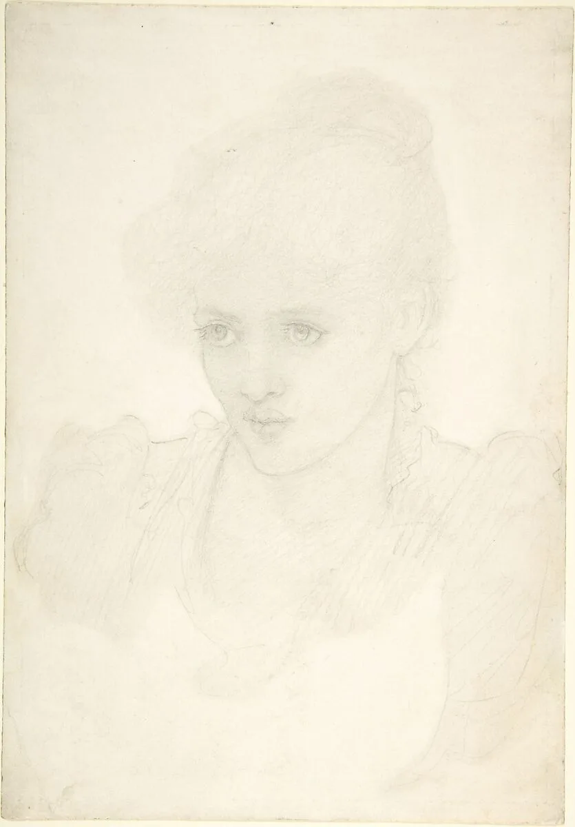 Portrait of a Young Girl — Sir Edward Burne-Jones