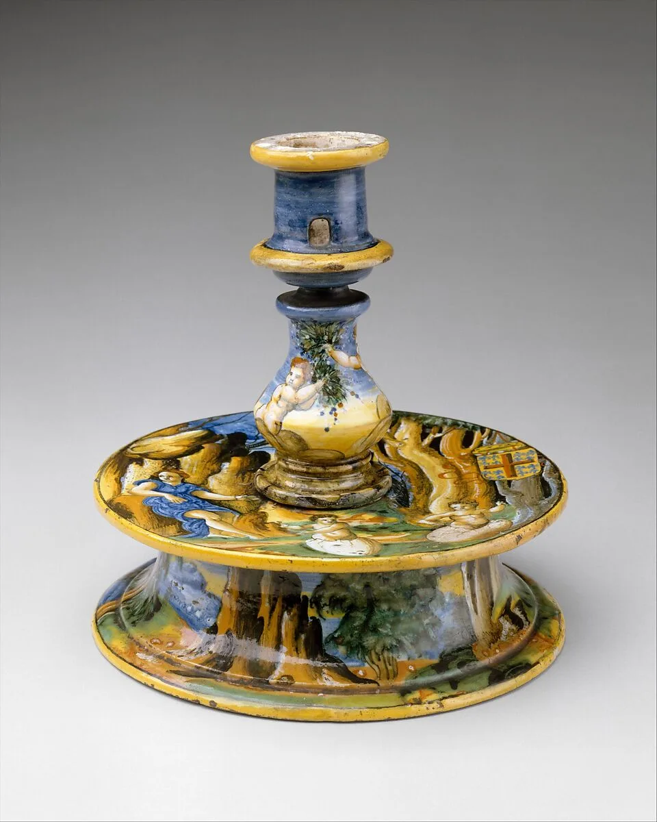 Candlestick (candeliere) — workshop of Guido Durantino