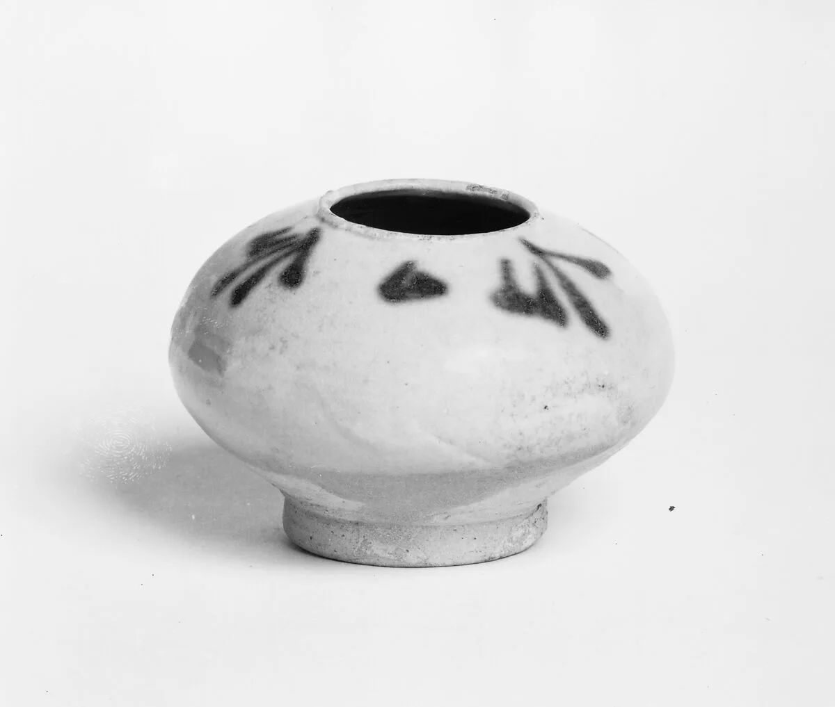 唐 彩繪白瓷水盂|Water pot — Unknown