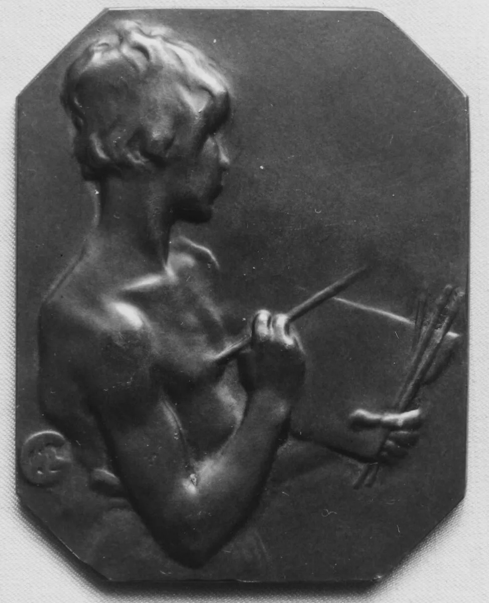 Made for the Administration de la Monnaie et Paris: entitled La Peinture — Alexandre-Louis-Marie Charpentier