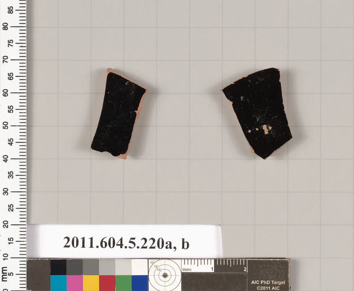 Terracotta fragments of kylikes (drinking cups) — Unknown