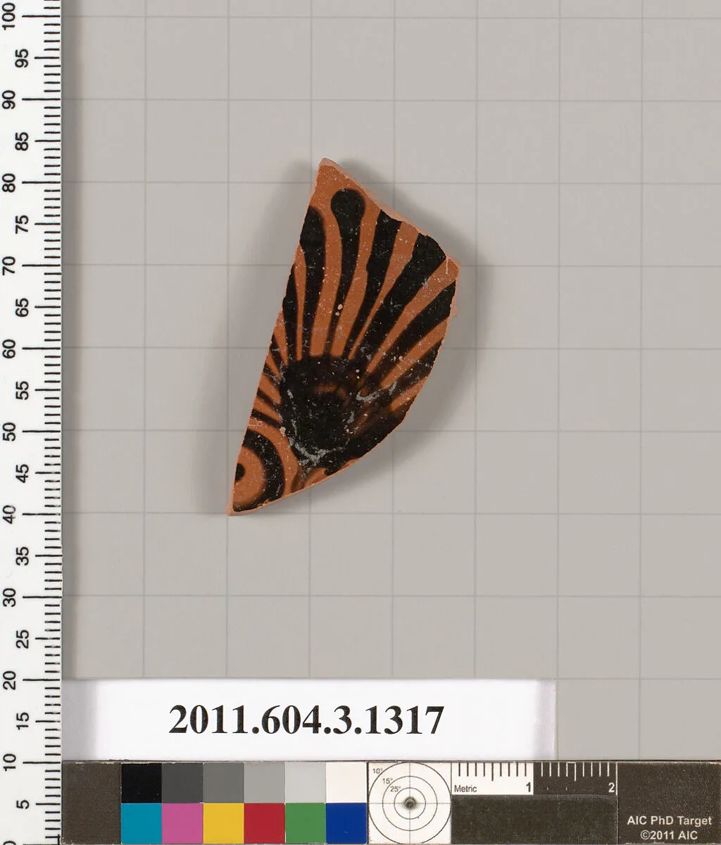 Terracotta fragment of a skyphos (deep drinking cup) — Unknown