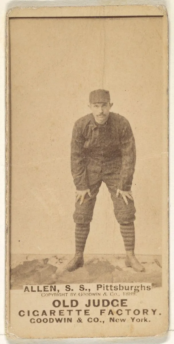 Allen, Shortstop, Pittsburgh, from the Old Judge series (N172) for Old Judge Cigarettes — Goodwin & Company
