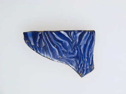 Glass mosaic rim fragment
