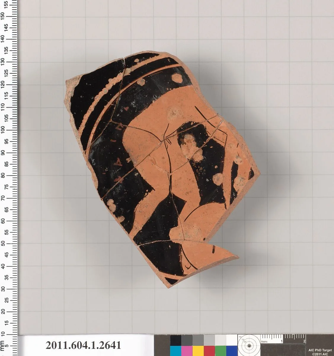 Terracotta fragment of a kylix (drinking cup) — Unknown