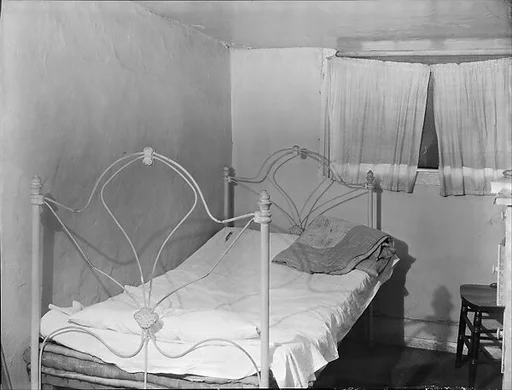 [Bedroom In Boarding House on Hudson Street, Residence of John Cheever, New York City]