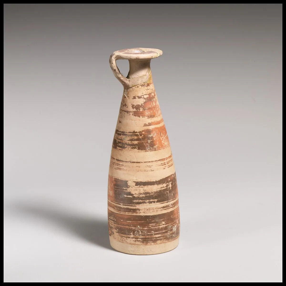 Terracotta alabastron (perfume vase) — Unknown