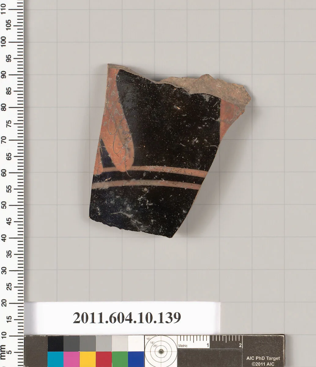 Terracotta fragment of a skyphos (deep drinking cup) — Unknown