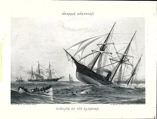 Sinking of the Alabama — Warren W. Sheppard|The Woolfall Company