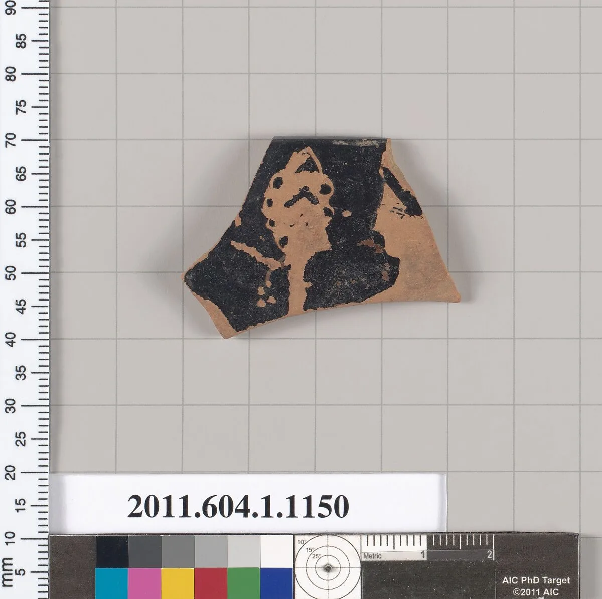 Terracotta rim fragment of a kylix (drinking cup) — Unknown