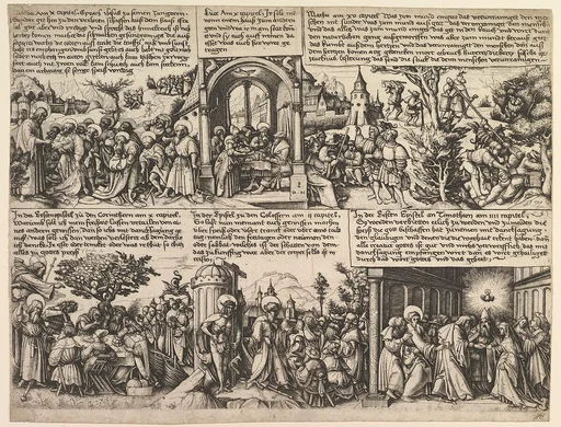 Different Scenes, from the Gospels and from Acta Apostolorum