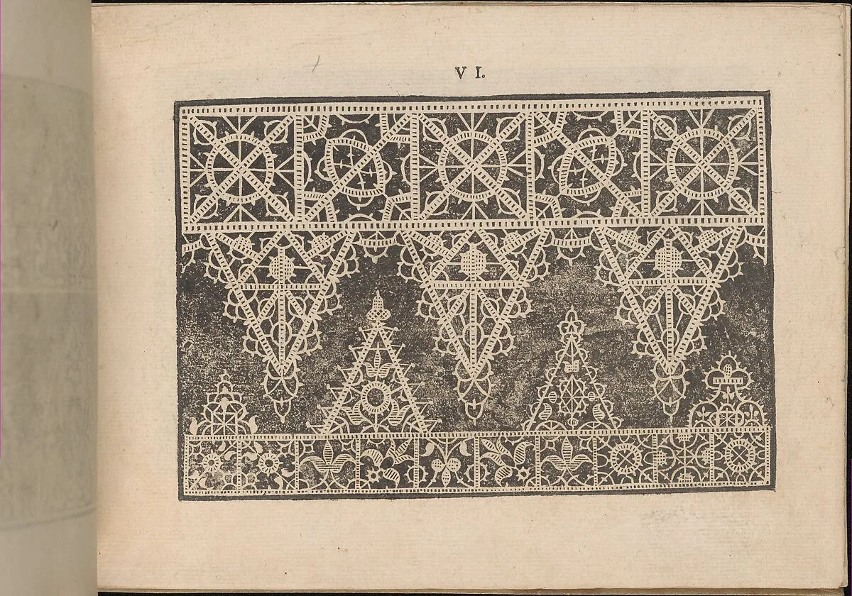Prima Parte de' Fiori, e Disegni di varie sorti di Ricami Moderni, page 6 (recto) — Giovanni Battista Ciotti|Francesco de' Franceschi