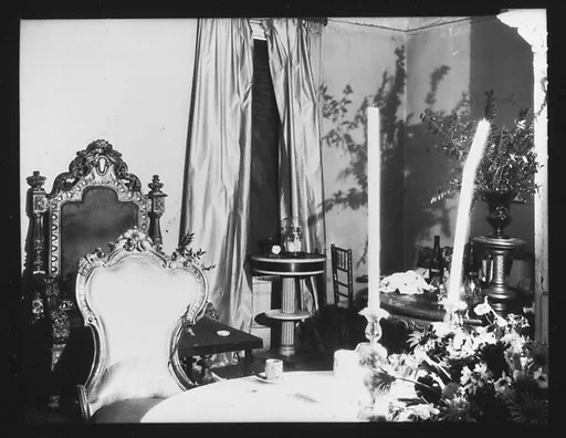[Table Setting and Chairs in Muriel Draper's Apartment, New York City]