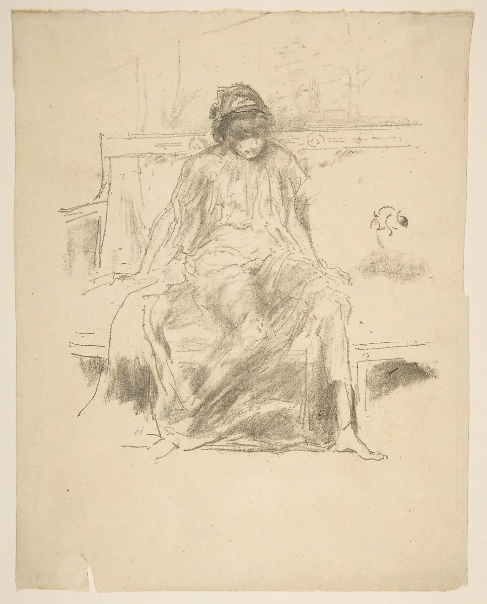 The Draped Figure, Seated — André Marty|James McNeill Whistler