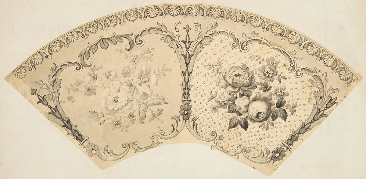 Lace Design — Anonymous, French, 19th century
