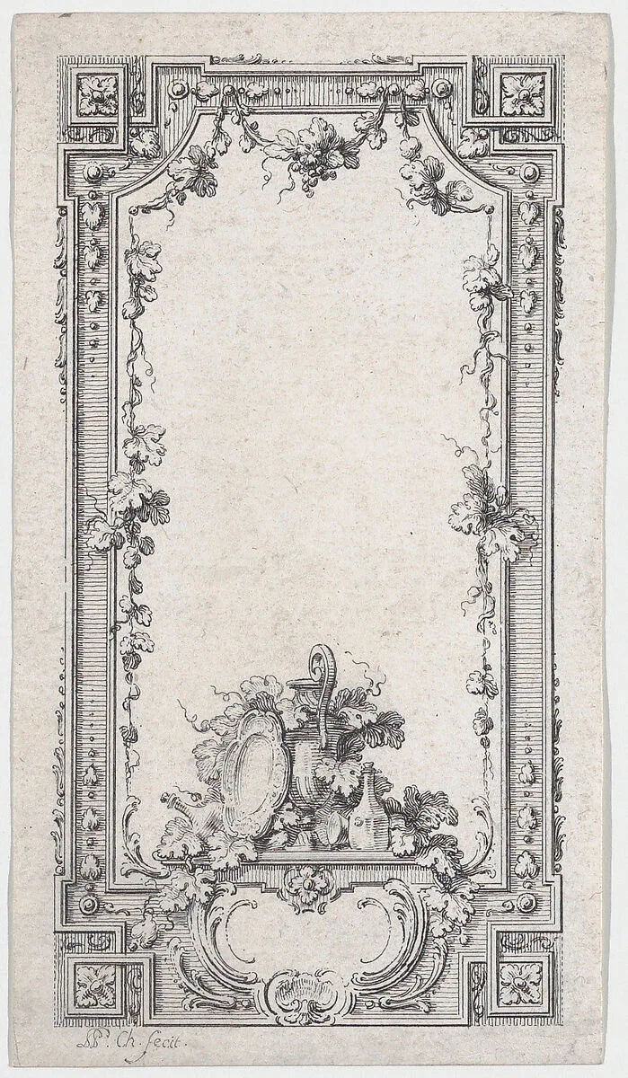 Frontispiece, from Bussy-Rabutin's "'Histoire amoureuse des Gaules" — Pierre Philippe Choffard