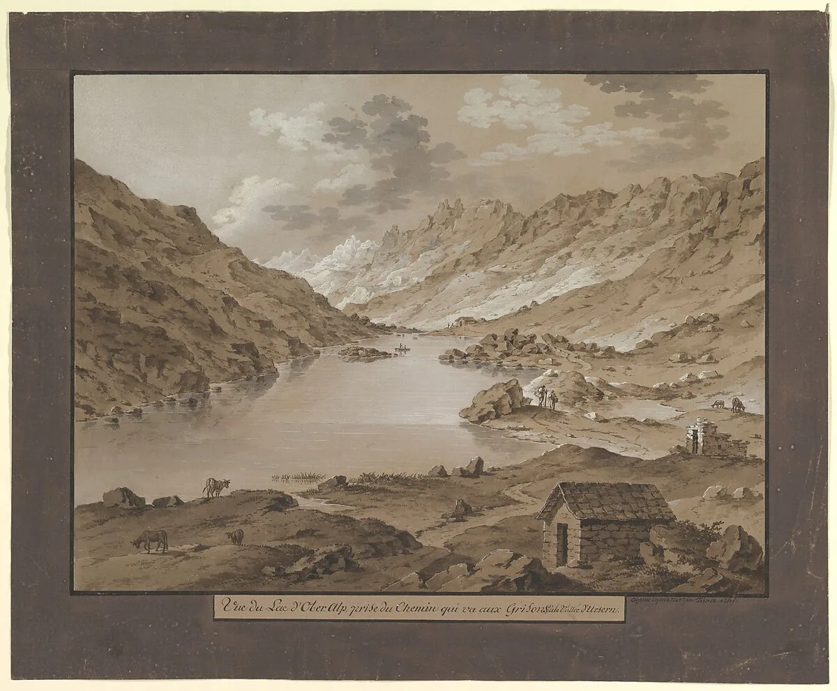 View of Oberalp Lake — Franz Xaver Triner