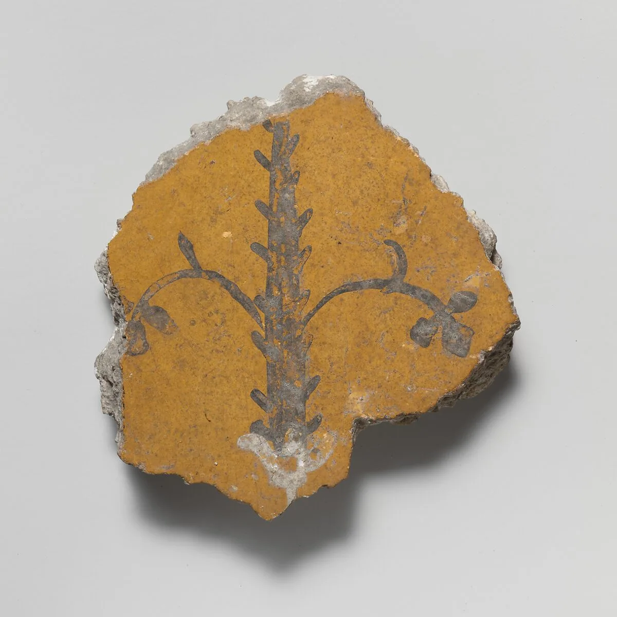 Wall painting fragment — Unknown